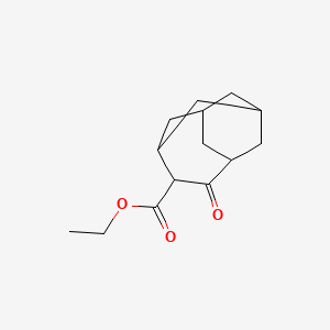 molecular formula C14H20O3 B1371429 Ethyl 5-oxotricyclo[4.3.1.13,8]undecane-4-carboxylate 