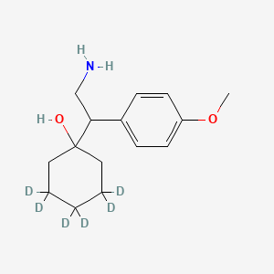 molecular formula C15H23NO2 B13714332 D,L-N,N-Didesmethyl Venlafaxine-d6 CAS No. 1020719-37-2