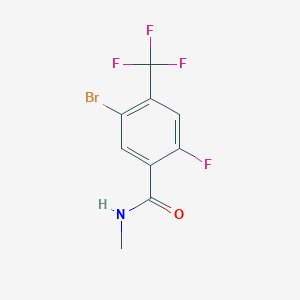 5-Bromo-2-fluoro-N-methyl-4-trifluoromethyl-benzamide