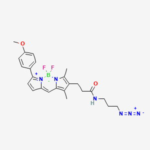 molecular formula C24H27BF2N6O2 B13714336 BDP TMR azide 