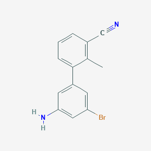 3'-Amino-5'-bromo-2-methylbiphenyl-3-carbonitrile