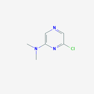 molecular formula C6H8ClN3 B1371436 6-氯-N,N-二甲基吡嗪-2-胺 CAS No. 61655-72-9