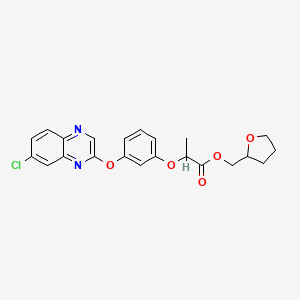 (Tetrahydro-2-furanyl)methyl 2-[3-[(7-chloro-2-quinoxalinyl)oxy]phenoxy]propanoate