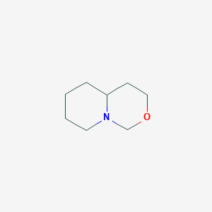 molecular formula C8H15NO B1371440 Hexahydro-1h,3h-pyrido[1,2-c][1,3]oxazine 