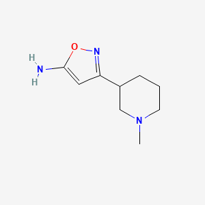 5-Amino-3-(1-methyl-3-piperidyl)isoxazole