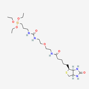 5-[(3aS,4S,6aR)-2-oxo-1,3,3a,4,6,6a-hexahydrothieno[3,4-d]imidazol-4-yl]-N-[2-[2-(3-triethoxysilylpropylcarbamoylamino)ethoxy]ethyl]pentanamide