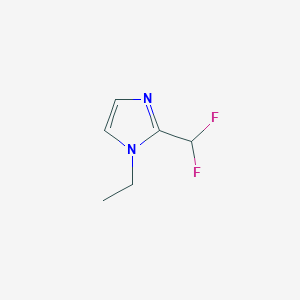 molecular formula C6H8F2N2 B13714506 2-(Difluoromethyl)-1-ethyl-1H-imidazole 