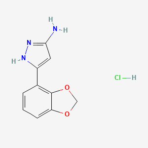 3-Amino-5-(4-benzodioxolyl)pyrazole Hydrochloride