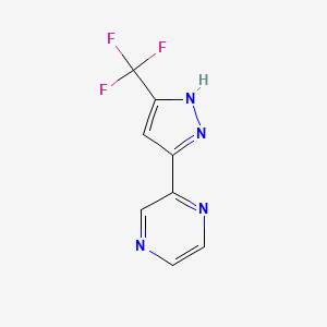 5-(Pyrazine-2-YL)-3-(trifluoromethyl)pyrazole