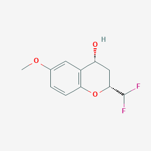 cis-2-Difluoromethyl-6-methoxychromane-4-OL