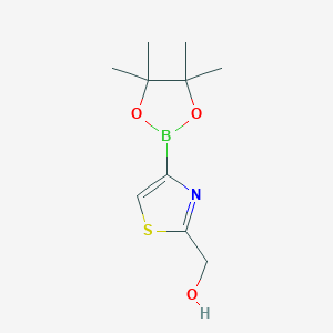 2-(Hydroxymethyl)thiazole-4-boronic Acid Pinacol Ester