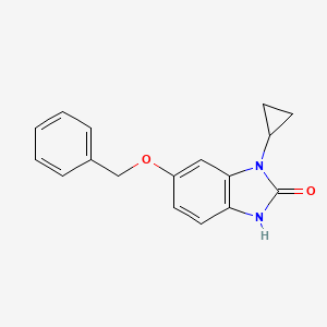 6-(Benzyloxy)-1-cyclopropyl-1H-benzo[d]imidazol-2(3H)-one