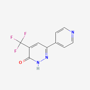 3-Hydroxy-6-(4-pyridinyl)-4-(trifluoromethyl)pyridazine