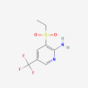 2-Amino-3-(ethylsulfonyl)-5-(trifluoromethyl)pyridine