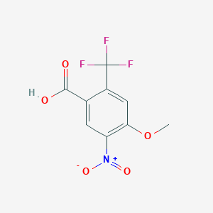 4-Methoxy-5-nitro-2-(trifluoromethyl)benzoic acid