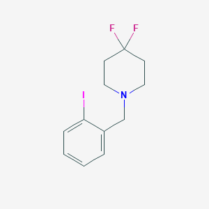 4,4-Difluoro-1-(2-iodobenzyl)piperidine