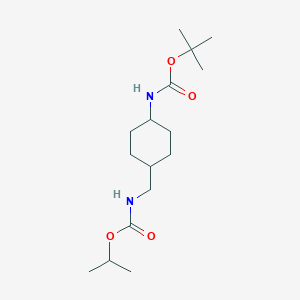 Isopropyl [[trans-4-(Boc-amino)cyclohexyl]methyl]carbamate