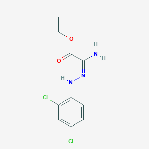 Ethyl 2-amino-2-[2-(2,4-dichlorophenyl)hydrazono]acetate