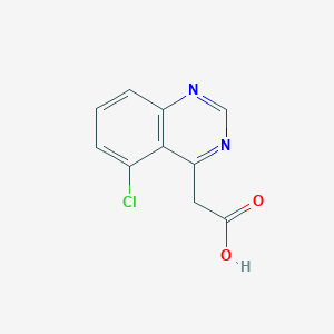 molecular formula C10H7ClN2O2 B13714681 5-Chloroquinazoline-4-acetic Acid 