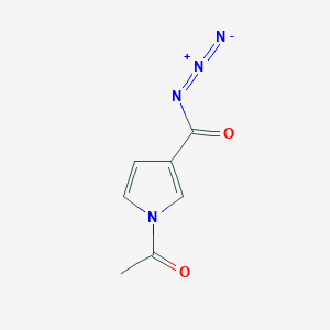 1-Acetylpyrrole-3-carbonyl Azide