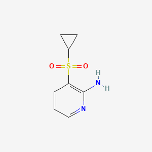 2-Amino-3-(cyclopropylsulfonyl)pyridine