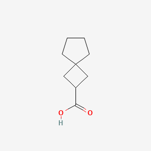 molecular formula C9H14O2 B1371473 Spiro[3.4]octane-2-carboxylic acid CAS No. 18386-63-5