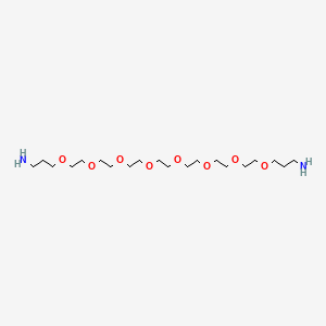 molecular formula C20H44N2O8 B13714735 PEG8-bis(C3-amine) 