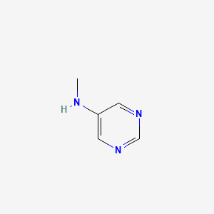 molecular formula C5H7N3 B1371474 N-甲基嘧啶-5-胺 CAS No. 40492-24-8