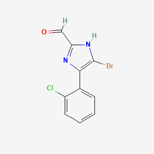 5-Bromo-4-(2-chlorophenyl)imidazole-2-carbaldehyde