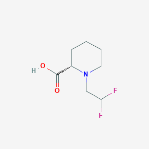 (S)-1-(2,2-Difluoroethyl)piperidine-2-carboxylic acid