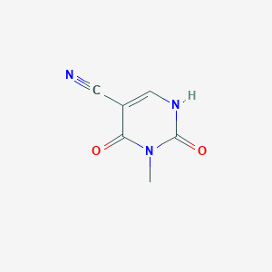 molecular formula C6H5N3O2 B13714787 3-Methyl-2,4-dioxo-1,2,3,4-tetrahydropyrimidine-5-carbonitrile 