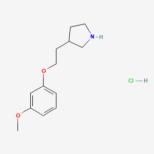 3-[(3-Methoxyphenoxy)methyl]pyrrolidinehydrochloride