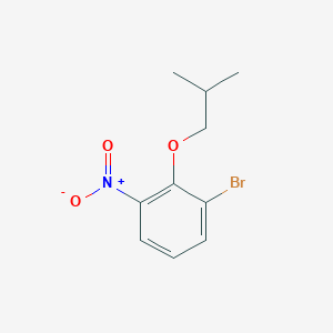 molecular formula C10H12BrNO3 B13714875 1-Bromo-2-isobutoxy-3-nitrobenzene 