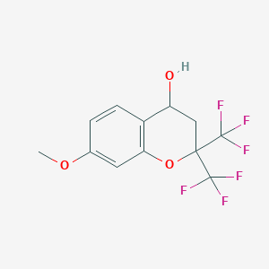 7-Methoxy-2,2-bis(trifluoromethyl)chromane-4-OL