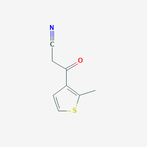 2-Methyl-I(2)-oxo-3-thiophenepropanenitrile