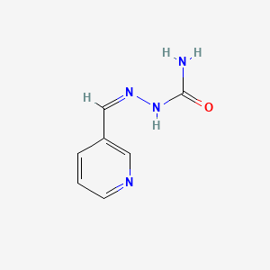 molecular formula C7H8N4O B13714891 [(E)-(pyridin-3-ylmethylidene)amino]urea 