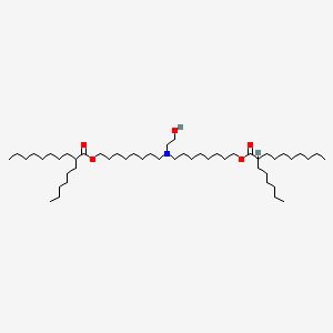 8-[8-(2-hexyldecanoyloxy)octyl-(2-hydroxyethyl)amino]octyl 2-hexyldecanoate