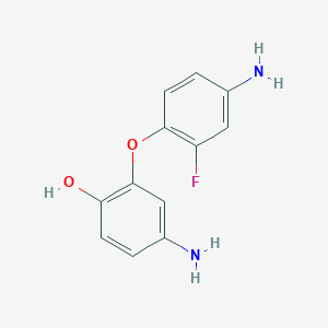 4-Amino-2-(4-amino-2-fluorophenoxy)phenol