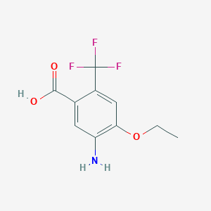 5-Amino-4-ethoxy-2-(trifluoromethyl)benzoic acid