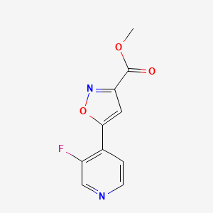 Methyl 5-(3-Fluoro-4-pyridyl)isoxazole-3-carboxylate