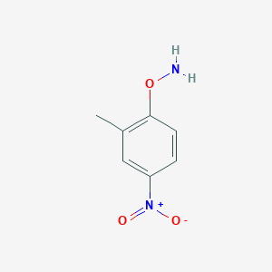 molecular formula C7H8N2O3 B13715085 O-(2-Methyl-4-nitrophenyl)hydroxylamine CAS No. 94832-63-0