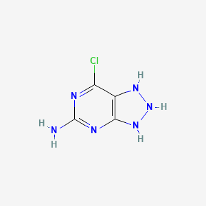 7-Chloro-2,6-dihydro-1H-triazolo[4,5-d]pyrimidin-5-amine