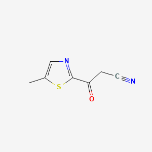 3-(5-Methyl-2-thiazolyl)-3-oxopropanenitrile