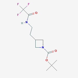 3-[2-(2,2,2-Trifluoroacetylamino)ethyl]azetidine-1-carboxylic acid tert butyl ester