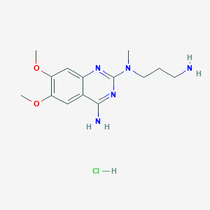 N-(4-Amino-6,7-dimethoxyquinazol-2-yl)-N-methyl-propylenediamine HCl