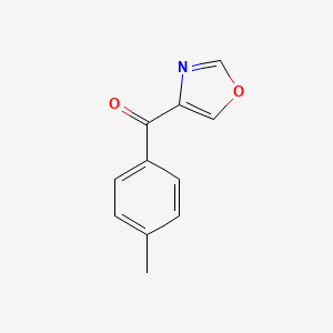 molecular formula C11H9NO2 B13715141 Oxazol-4-yl(p-tolyl)methanone 