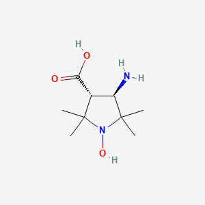 rac trans-3-Amino-1-oxyl-2,2,5,5-tetramethylpyrrolidine-4-carboxylic Acid