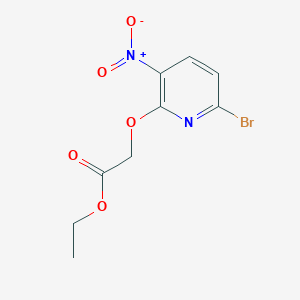 Ethyl 2-[(6-Bromo-3-nitro-2-pyridinyl)oxy]acetate