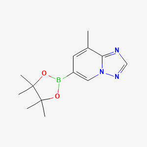 8-Methyl-6-(4,4,5,5-tetramethyl-1,3,2-dioxaborolan-2-yl)-[1,2,4]triazolo[1,5-a]pyridine