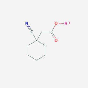 B1371529 Potassium 2-(1-cyanocyclohexyl)acetate CAS No. 133481-12-6